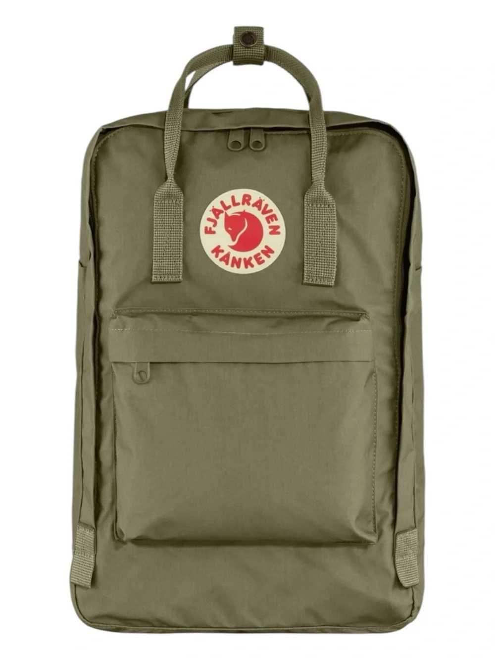 FJALLRAVEN Unisex Kånken Laptop 15” in Olive Green Classic Backpack